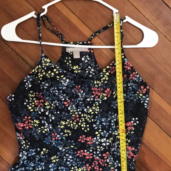 Banana Republic Spaghetti Strap Floral Print Dress - Picture 7 of 8